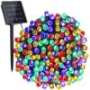 LUCES DE LED PARA NAVIDAD CON PANEL SOLAR DE 200LUM 20M