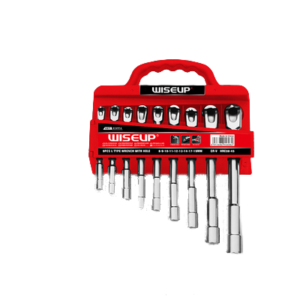 LLAVE TIPO L CON AGUJERO, 9 PIEZAS