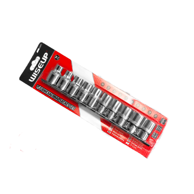 JUEGO DE 10 VASOS BIHEXAGONALES DE 1/2"