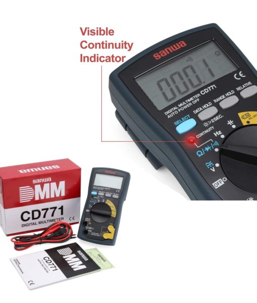MULTITESTER DIJITAL AC/DC 1000V  MARCA SANWA
