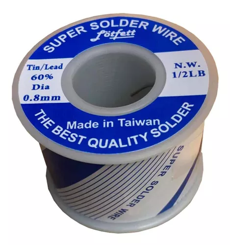 ESTAÑO PARA SOLDAR DE 1/2 LIBRA DE 0.8MM
