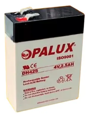 BATERIA OPALUX 4V-2.5AMP
