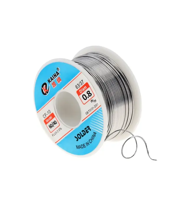 ESTAÑO PARA SOLDAR KAINA  0.8mm CONFLUX60/40