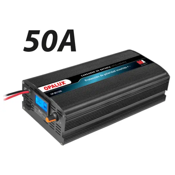 CARGADOR DE BATERIA DE 50 AMP DIJITAL OPALUX