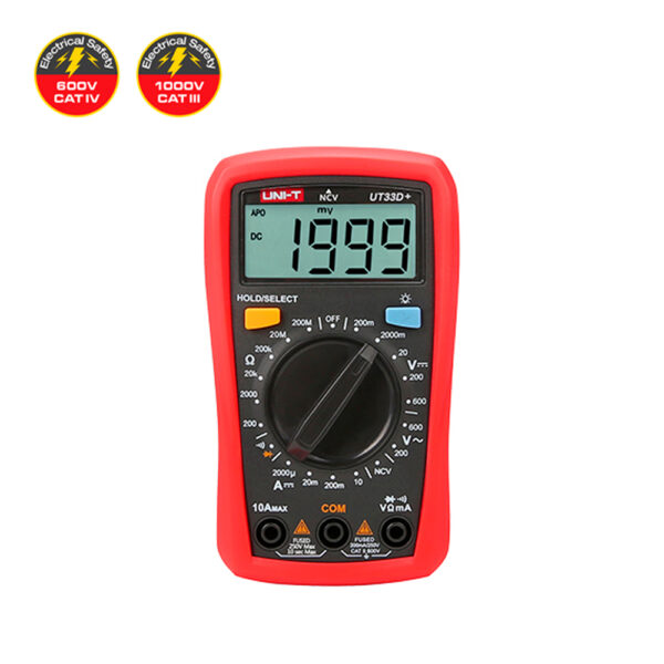 MULTIMETRO DIGITAL UNIT UT-33D+