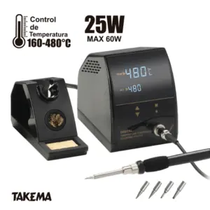 ESTACION PARA SOLDAR Y DESOLDAR 25-50W TAKEMA ZD-8961-A