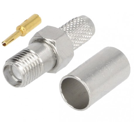 CONECTOR SMA HEMBRA NORMAL RG-58 AMPHENOL