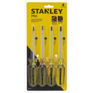 DESARMADOR TORX MARCA STANLEY 4 PIEZAS