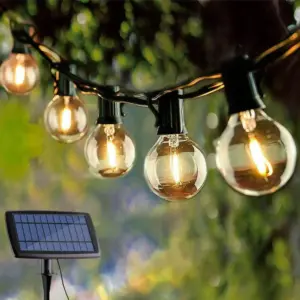 GUIRNALDA SOLAR DE 15 LUZ CALIDA