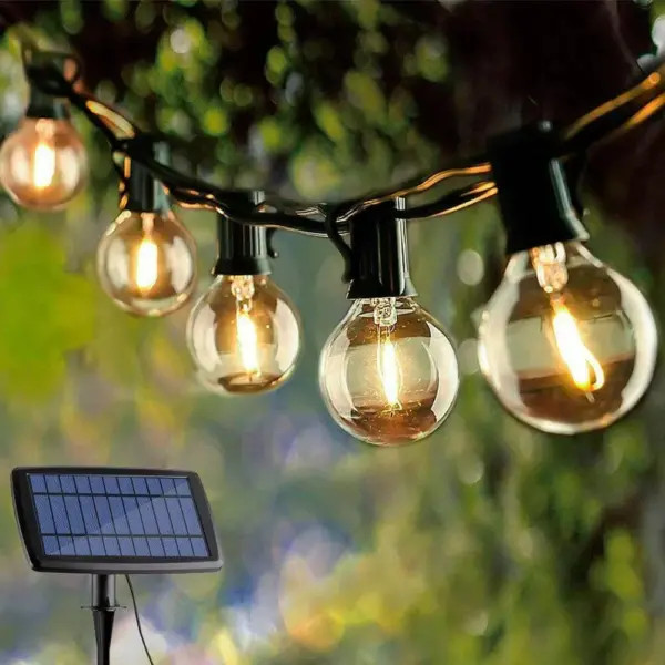GUIRNALDA SOLAR DE 15 LUZ CALIDA