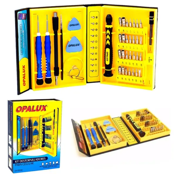 KID DE DESARMADOR DE 38 PZAS OPALUX