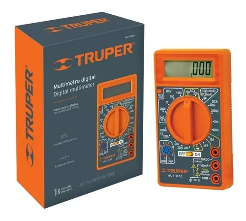 MULTIMETRO TRUPER MUT-830 10400