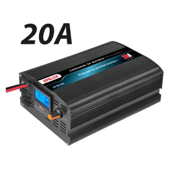 CARGADOR DE BATERIA DE 20 AMP DIJITAL OPALUX